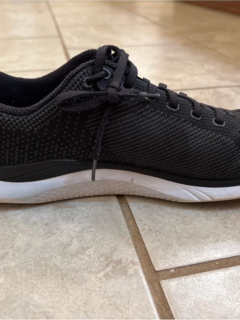 HOKA One One Hupana Running Shoes Black White Men’s Size 10